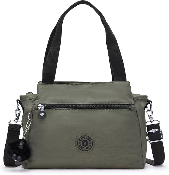 Kipling Women's Elysia Crossbody Bag, Lightweight, Multi-Compartment Magnetic Snap Pockets, Shoulder Bag