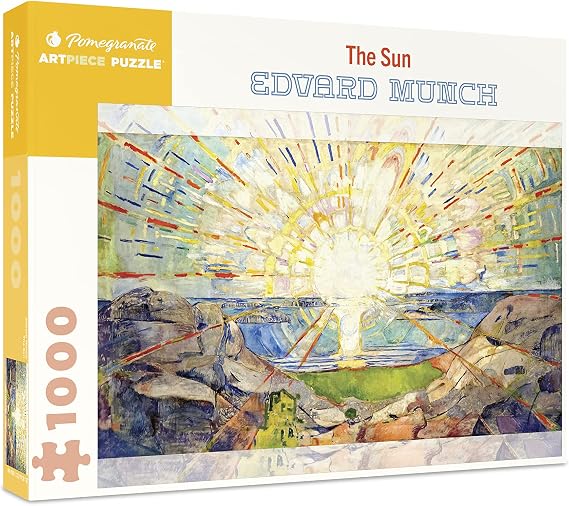 Pomegranate 1000-Piece Puzzle for Adults, The Sun, Edvard Munch