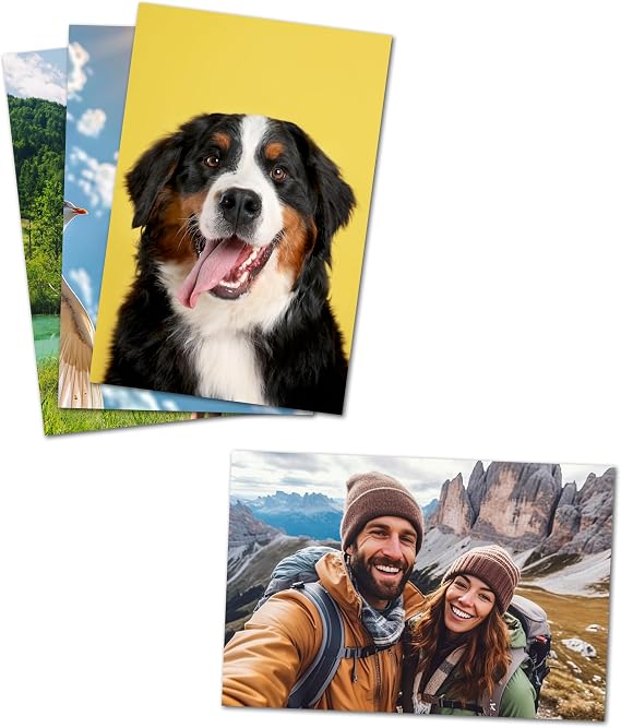 Photo Prints - Glossy - 8x10 - Standard Size - Upload Your Own Photos - Personalized Picture Prints - Custom Printed Photos for Home Decor - Made in the USA - Custom Prints for Picture Frames and Wall Art