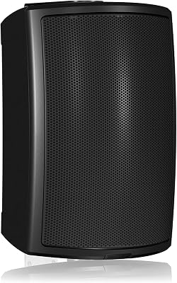 Tannoy AMS 6ICT LS 6 Inch ICT Surface-Mount Loudspeaker for Life Safety Installation Applications, Black Pair