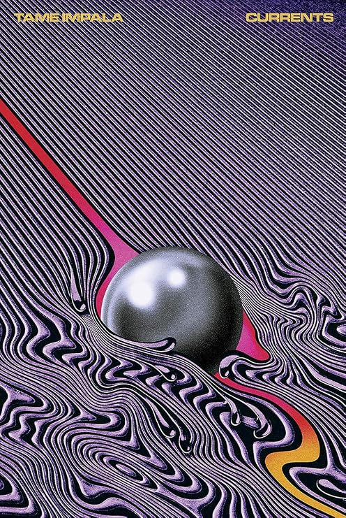 CINEMAFLIX Tame Impala - Currents - Poster Measures 16 x 24 inches Includes Adhesive Dots - (unframed)