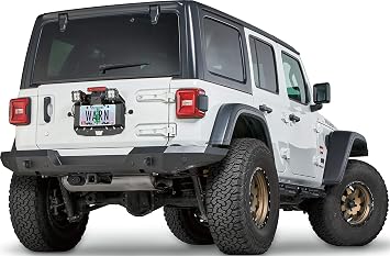 WARN 104070 Spare Rear Tire Delete Plate, Fits: Jeep Wrangler JL (2018+)