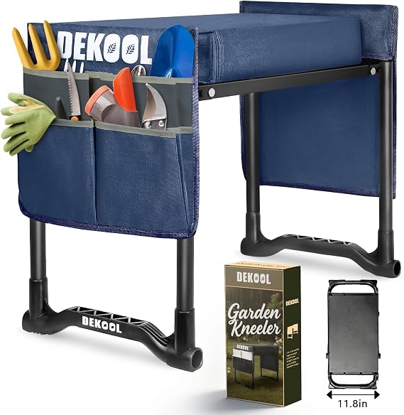 Foldable Garden Kneeler Seat, Garden Stools for Seniors, Heavy Duty Stool