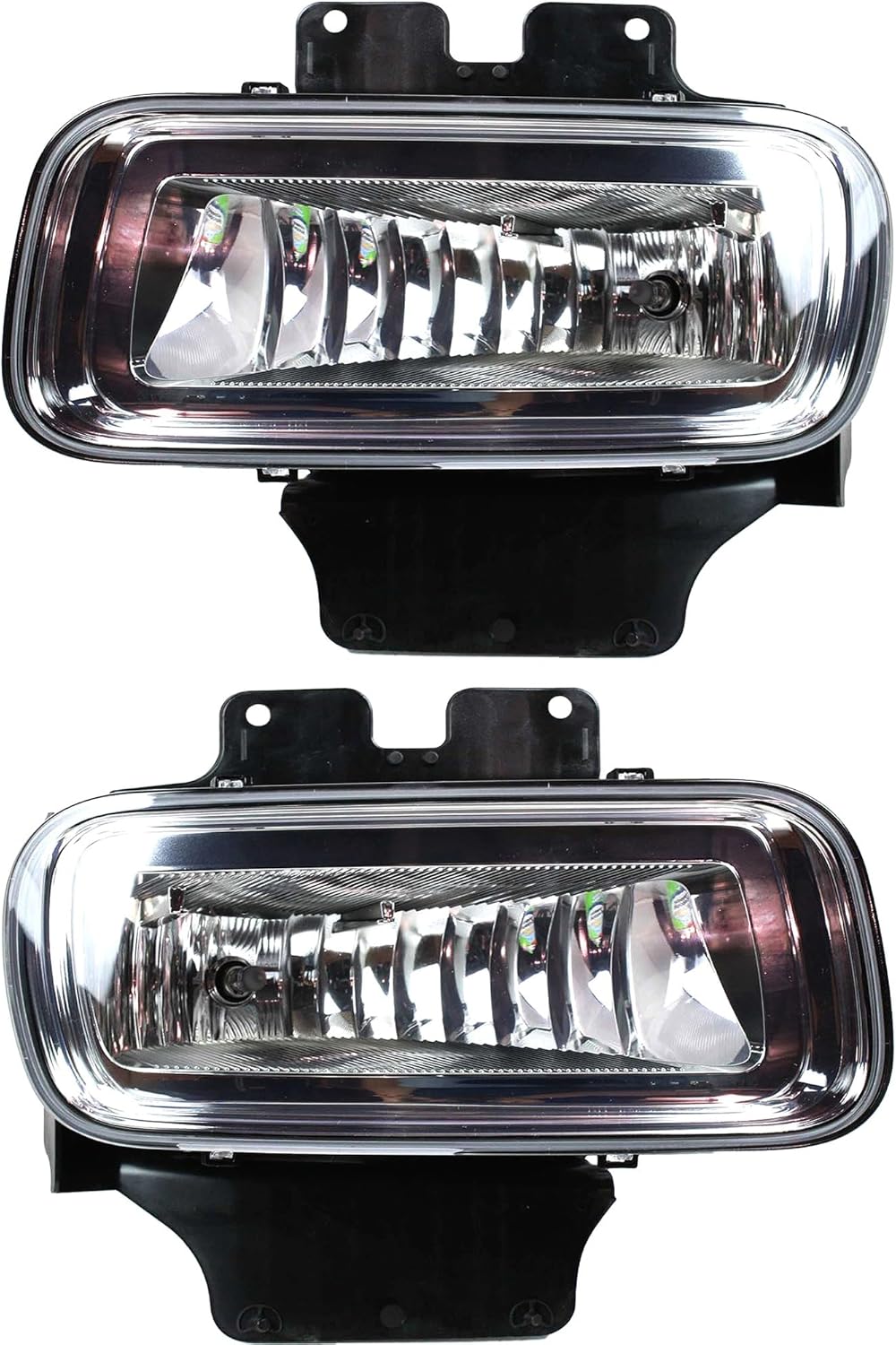 Go-Parts - PairsSets - 2004 - 2005 Ford F-150 Fog Light Lamp Assembly Replacement HousingLensCover - Left & Right Driver & Passenger Side FO2593209 FO2592209 5L3Z 15200 A 5L3Z