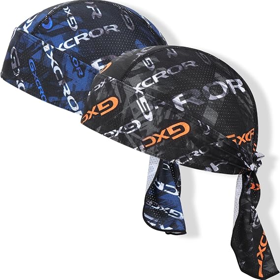 GXCROR Sports Bandanas Cap Skull Caps for Men Breathable Women Skull Cap Helmet Liner
