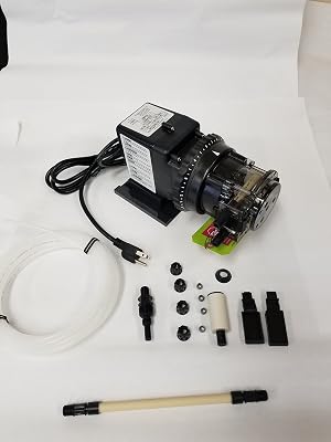 Stenner 85MJH2A1STAA Single Head Adjustable Mechanical Feed Peristaltic Pump, 17 GPD, 115 VAC