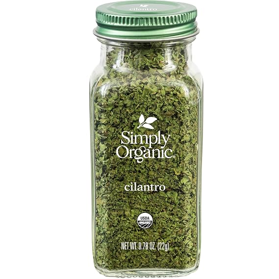 Simply Organic Cilantro Leaf, Certified Organic, Kosher | 0.78 Ounce (Pack of 1)