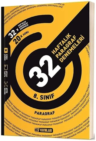 8.Sınıf 32 Haftalık Paragraf Denemeleri