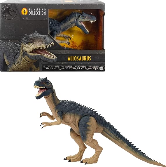 Mattel Jurassic World Hammond Collection Allosaurus Dinosaur Figure