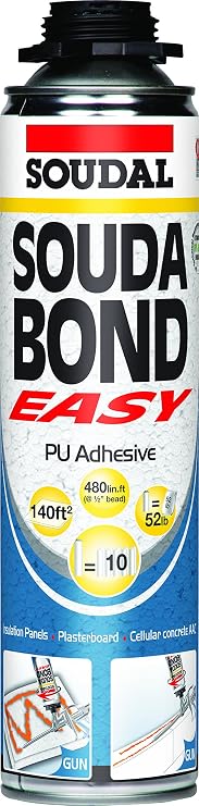 Soudal 24 Oz Aerosol Can Gun Soudabond Easy Pu Adhesive
