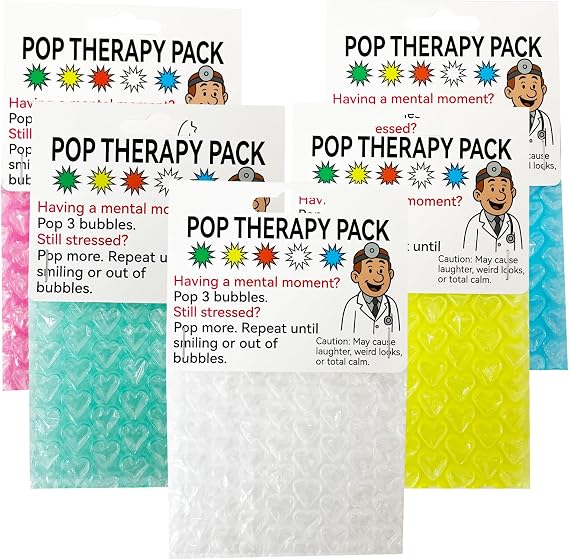 5 Pack Stress Relief Kit, Funny Gag Gifts, Birthday, White Elephant, Silly Joke, Prank Gifts, Stocking Stuffers for Men Women Coworkers Boss Friends and Family