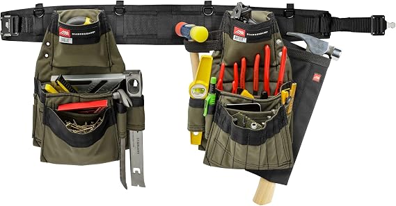 Diamondback Artisan Tool Belt System, Right Handed, Ranger Green, Small