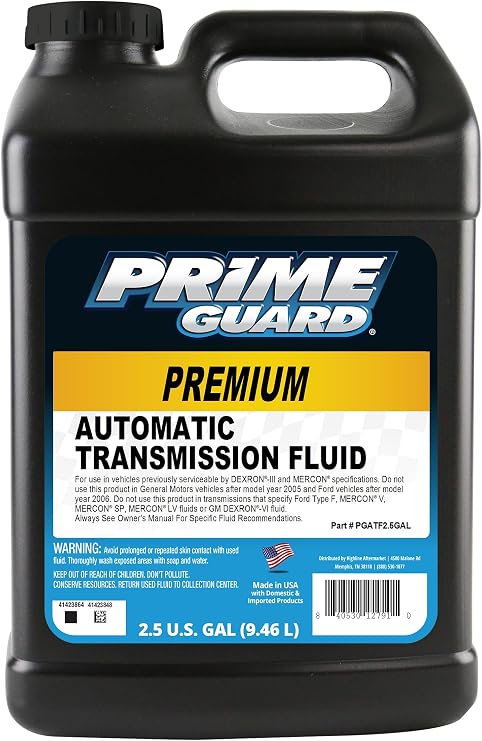 Prime Guard Premium Dexron/Mercon Automatic Transmission Fluid - 2.5 Gallon