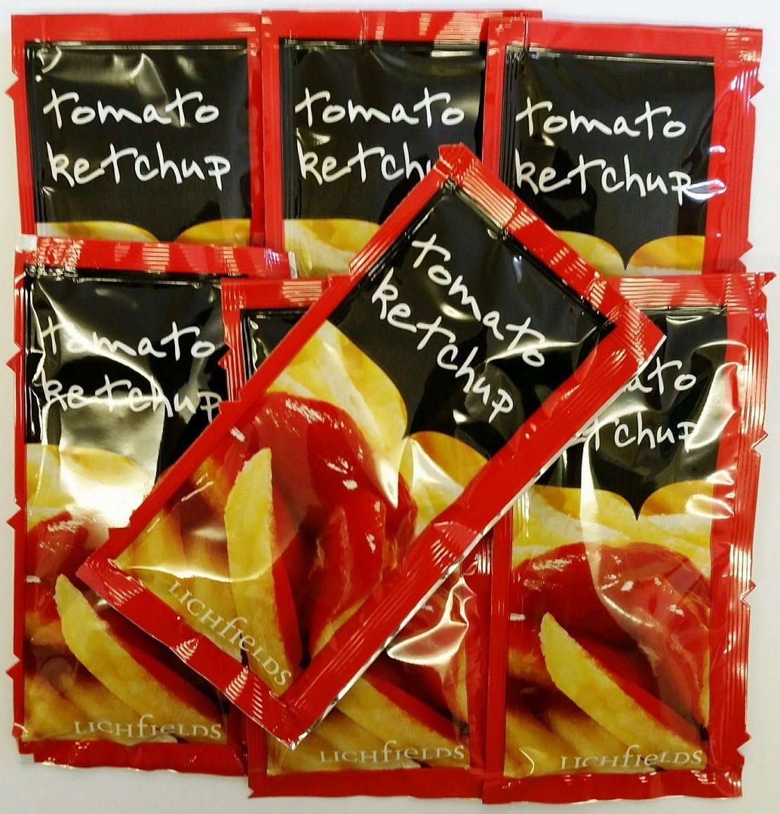 25 (1 x 25) Lichfields Tomato Ketchup - Individual 10g Sachets