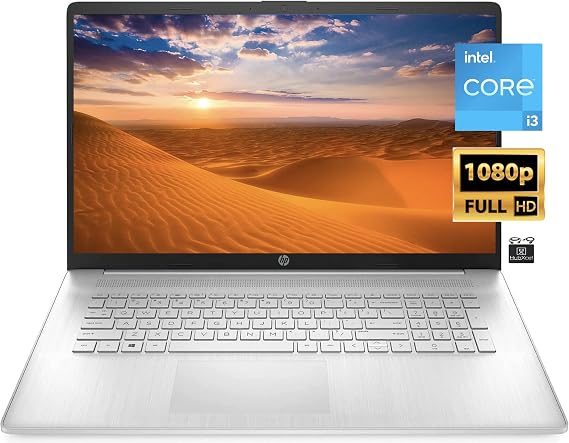 2022 HP Pavilion 17.3" FHD IPS Laptop Computer, Intel Dual Core i3-1115G4 (Upto 4.1GHz, Beats i5-1030G7), 16GB RAM, 256GB PCIe SSD,UHD Graphics, Bluetooth, HDMI,WiFi, Webcam, Windows 11+HubxcelCables