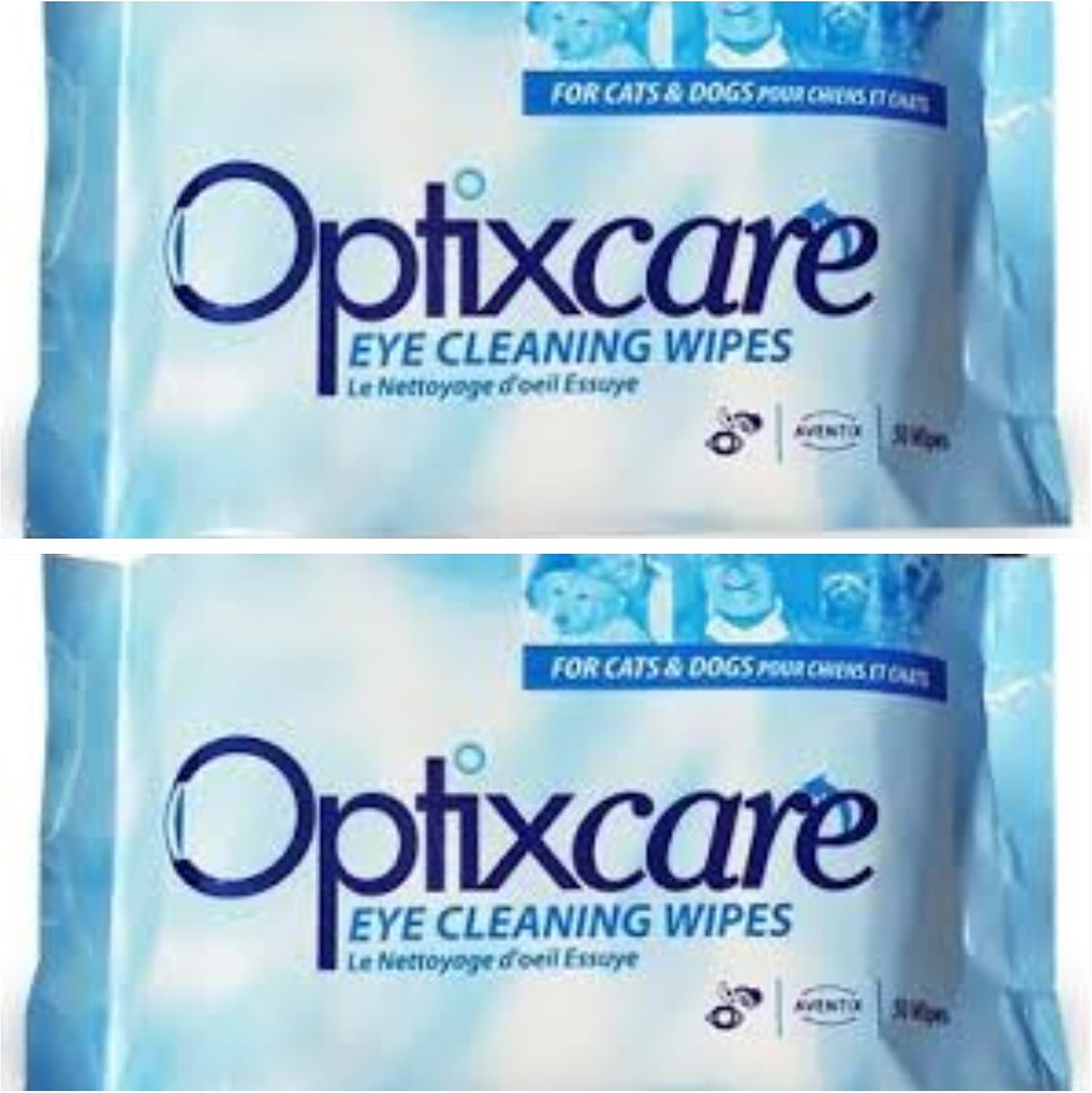 Optixcare Eye Cleaning Wipes 50 count 2 Pack
