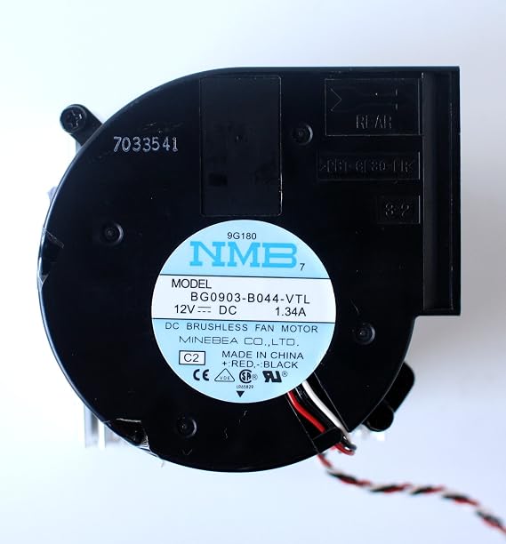 Jmc/datech Db9733-12hbtl 12v 1.35a Dc Brushless Blower Fan, P/n 9g180, 3-wire