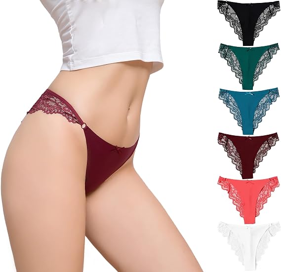 Multipacks of Cheeky Panties for Women, Seamless Tanga, Womens Underwear