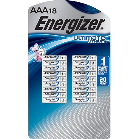 Energizer Ultimate Lithium AAA 18-Pack