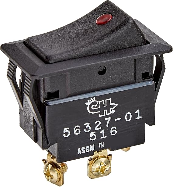 Cole Hersee 56327-01-BP SPST Rocker Switch