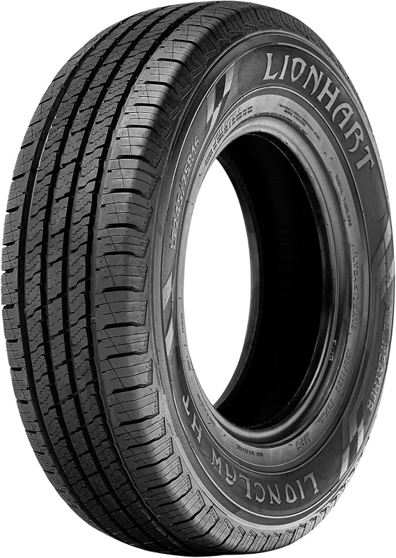 Lionhart Lionclaw HT LT235/80R17 120Q | Light Truck Highway All Weather Traction 120/117Q Rated E (10 Ply) Radial Construction Black Sidewall Tire