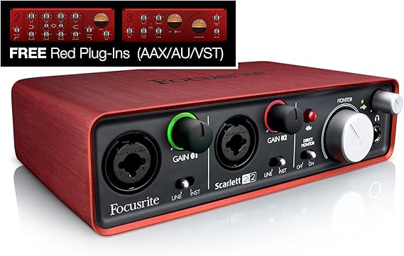 Focusrite Scarlett 2i2 (1st Gen) USB Recording Audio Interface