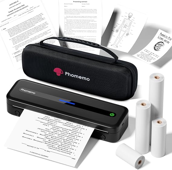 Phomemo M832 Mobile A4 Thermal Printer for Travel School Home