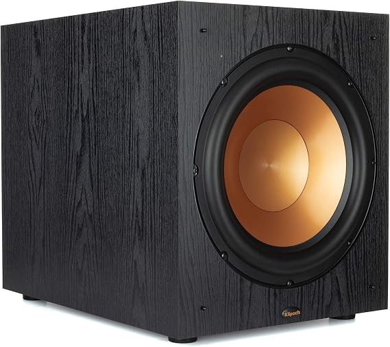 Klipsch Synergy Black Label Sub-120 12 Front-Firing Subwoofer with 200 Watts of continuous & 400 watts of Dynamic Power, and Digital Amplifier for Powerful Home Theater Bass in Black