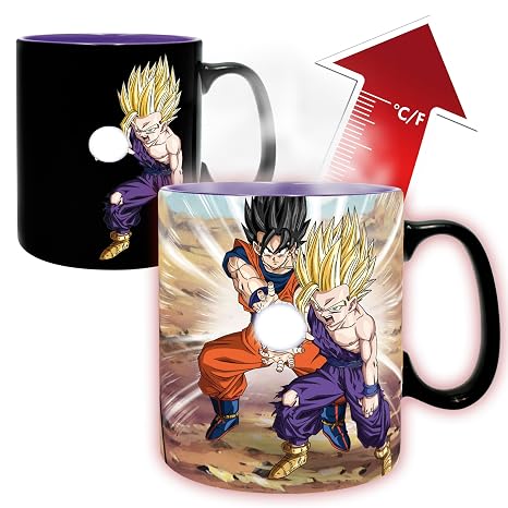 DRAGON BALL - Mug Heat Change - 460 ml - DBZ/Gohan Cell- cardboard