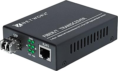 Networx Gigabit Ethernet Fiber Media Converter - UTP to 1000Base-LX - LC Multimode, 550m, 13001310nm
