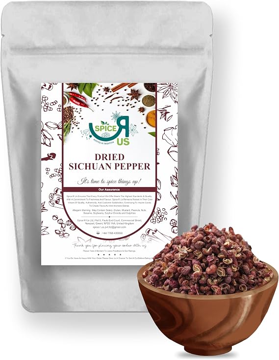 Sichuan | Szechuan | Sechuan | Szechwan Pepper Red Peppercorns Whole (China) by Spice R Us 25g-1900g (90g)