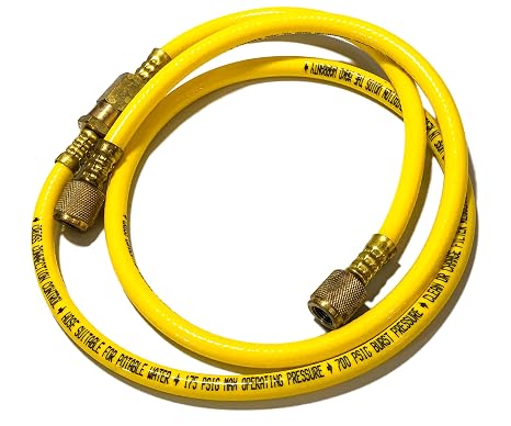 Arbiter Backflow Assembly Test Hose for Cross Connection Control Testing (Yellow)