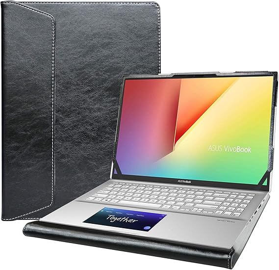 Protective Case for Asus VivoBook S15 S532FA/VivoBook 15 F512DA F512FA X512FA/Q547FD Q537FD/ZenBook Flip 15 Q538EI Q528EH & Case for Lenovo IdeaPad Slim 7 GTX/IdeaPad Slim 7 15IIL05,Black