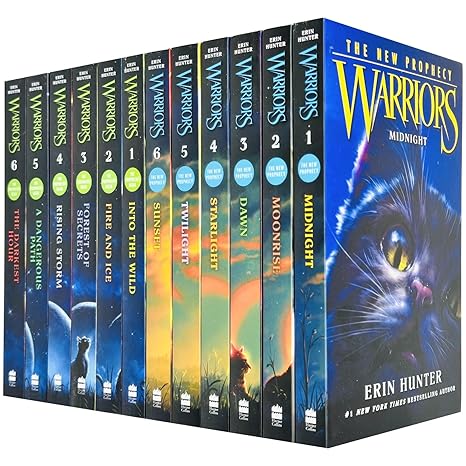 Warrior Cats Collection Erin Hunter 12 Books Set The New Prophecy, The Warriors