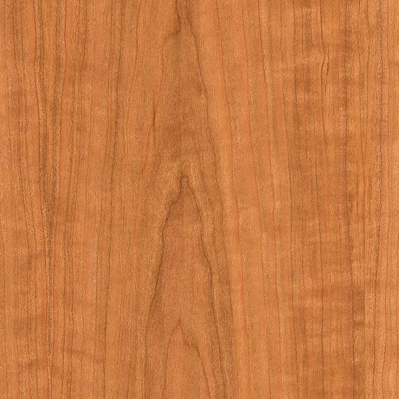 Cherry Wood Veneer Plain Sliced/Flat Cut Peel and Stick 3M9505 24"x96" Sheet A Grade Veneer Face -Easy Application with a self Adhesive for Any Restoration
