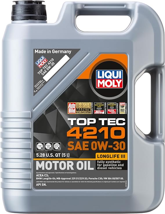 Liqui Moly TOP TECH 4210 0W30, 5 Liters (Case of 1)