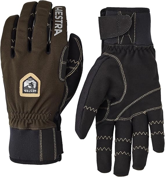 Hestra Biathlon Trigger Comp 5 Finger Glove with Shock Absorption Padding for Biathlon, Cross-Country Ski & Hunting
