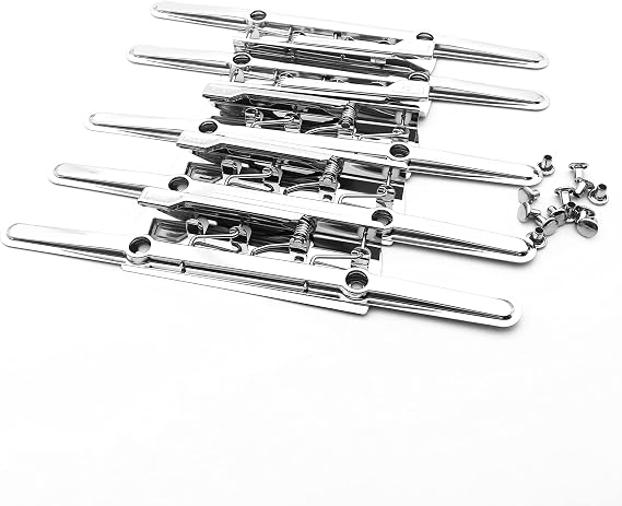 5Pack Metal Clipboards Jumbo Lever Clip (8"(Thicker))