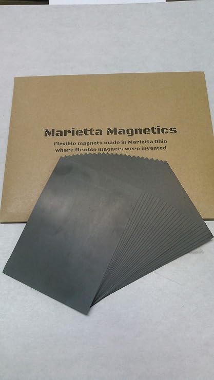 4" x 6" Plain Magnet Sheets 60 mil - 10 Pack Marietta Magnetics Brand