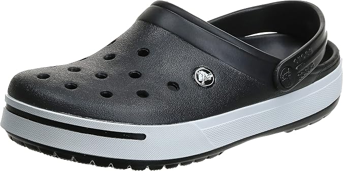 Crocs Unisex Crocband Clog, Black, 14 Women/12 Men