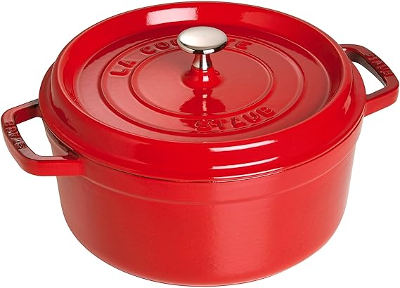 STAUB Cocotte, Cast Iron Casserole 18 cm, 1.7 L, Induction, Made in France
