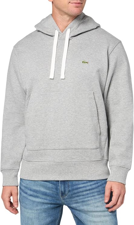 Lacoste Men's Unisex Hooded Organic Cotton Sweatshirt
