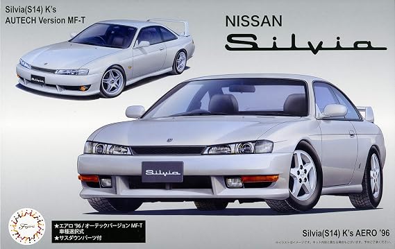 (FUJIMI) 1/24 Inch Up Series No. 84 Nissan S14 Silvia K's Aero '96/Autech Version Plastic Model