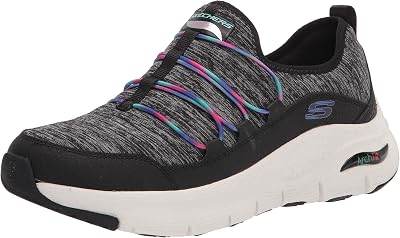 Skechers Womens Arch Fit-Rainbow View Sneaker