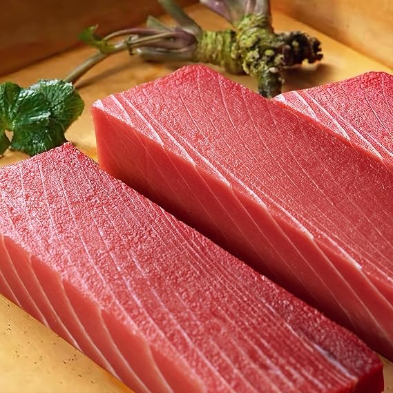 OCEANZEN: Ahi Tuna Saku AAA Sashimi Grade, Frozen, Wild Caught (6.0 lbs)