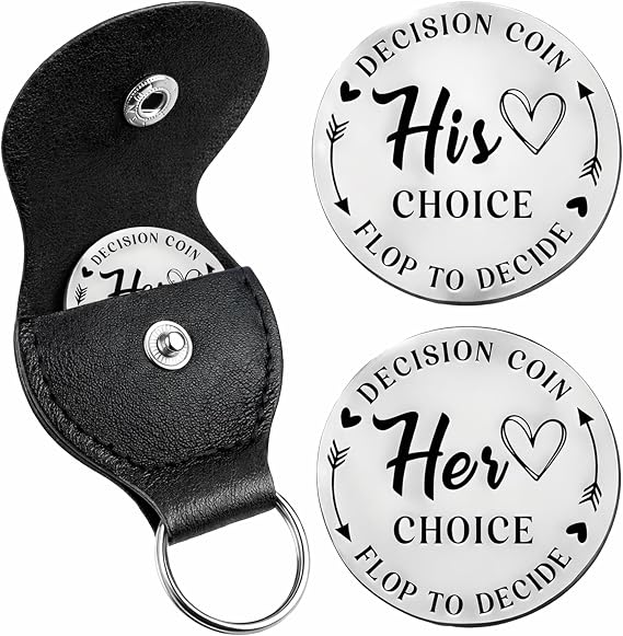 KatchOn Silver Decision Coin Couples - His & Her Choice Coin