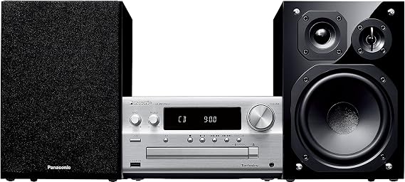 Panasonic SC-PMX900-S CD Stereo System, Bluetooth Compatible, Supports High-Resolution Sound Sources, Tuned by Technics, Silver