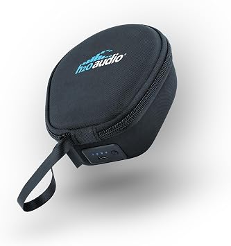 H2O Audio Charging Case for TRI 2 Series Hard Shell Protection, Battery Bank with Quick Charge, Mesh Pocket for Accessories