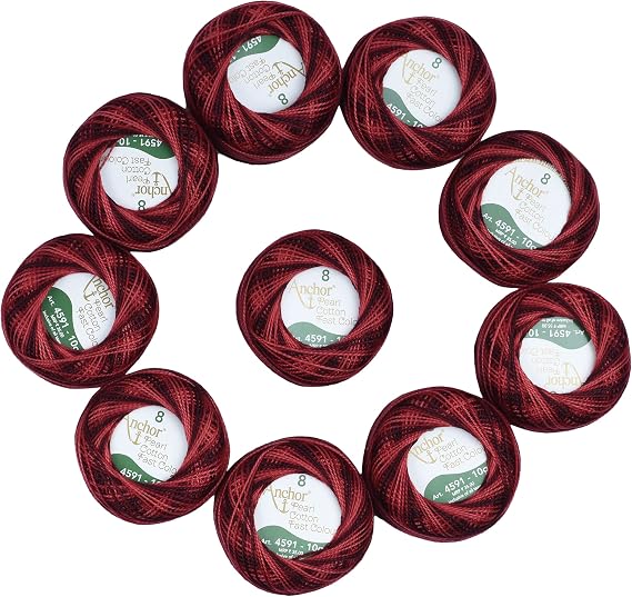 Anchor Crochet Cotton Thread Knitting Pearl Embroidery Mercerized & Crafting