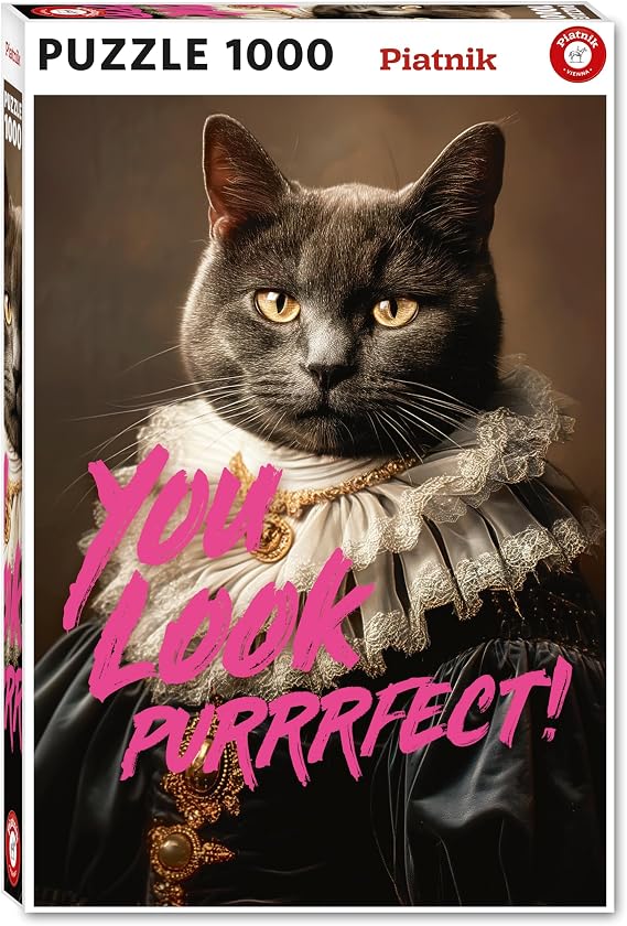 Piatnik 1000 Piece Puzzle You Look Purrrfect!